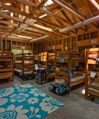 Interior of a cabin