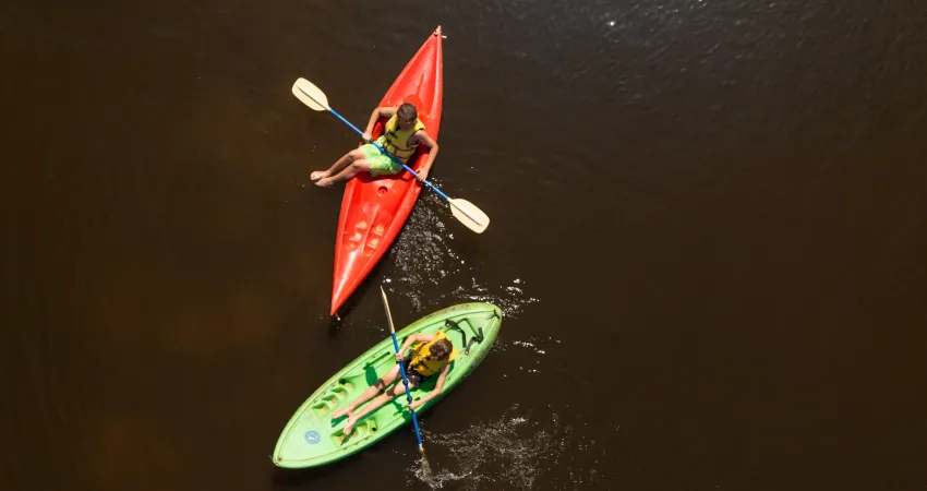 Kayaking at Camp Kanata